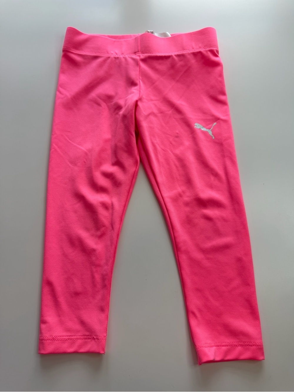 Puma Girls Blue Tee and Hot Pink Leggings Matching Set - Picture 7 of 10